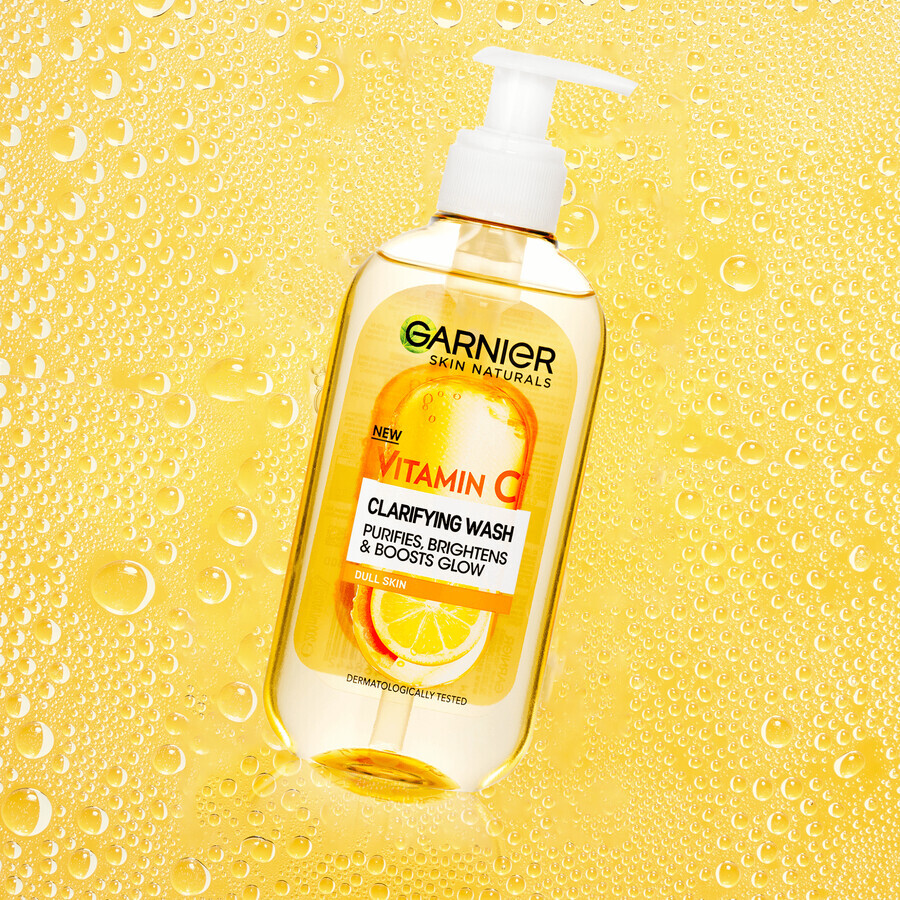 Garnier Skin Naturals Gel Limpiador Aclarante con Vitamina C 200 ml