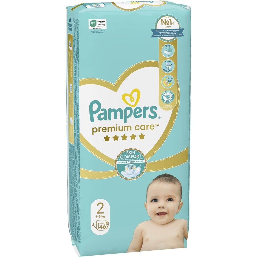 Pampers Premium Care Windeln Größe 2, 46 Stück