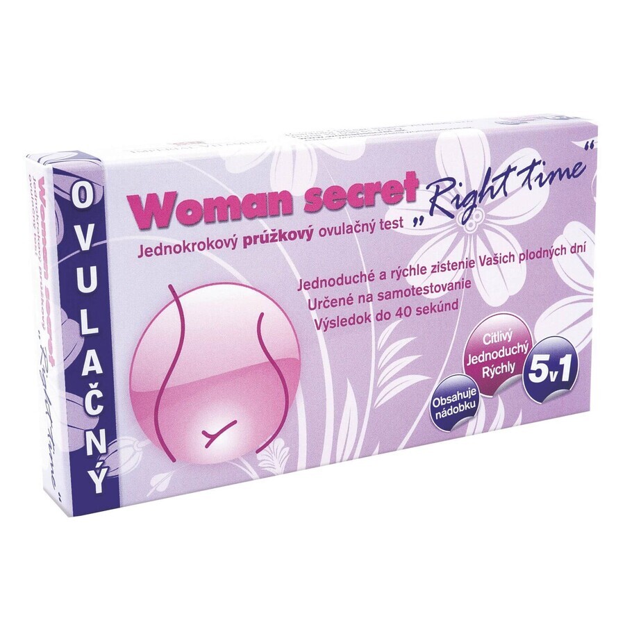 Women's Secret Right Time striscia per test di ovulazione 5 pz.