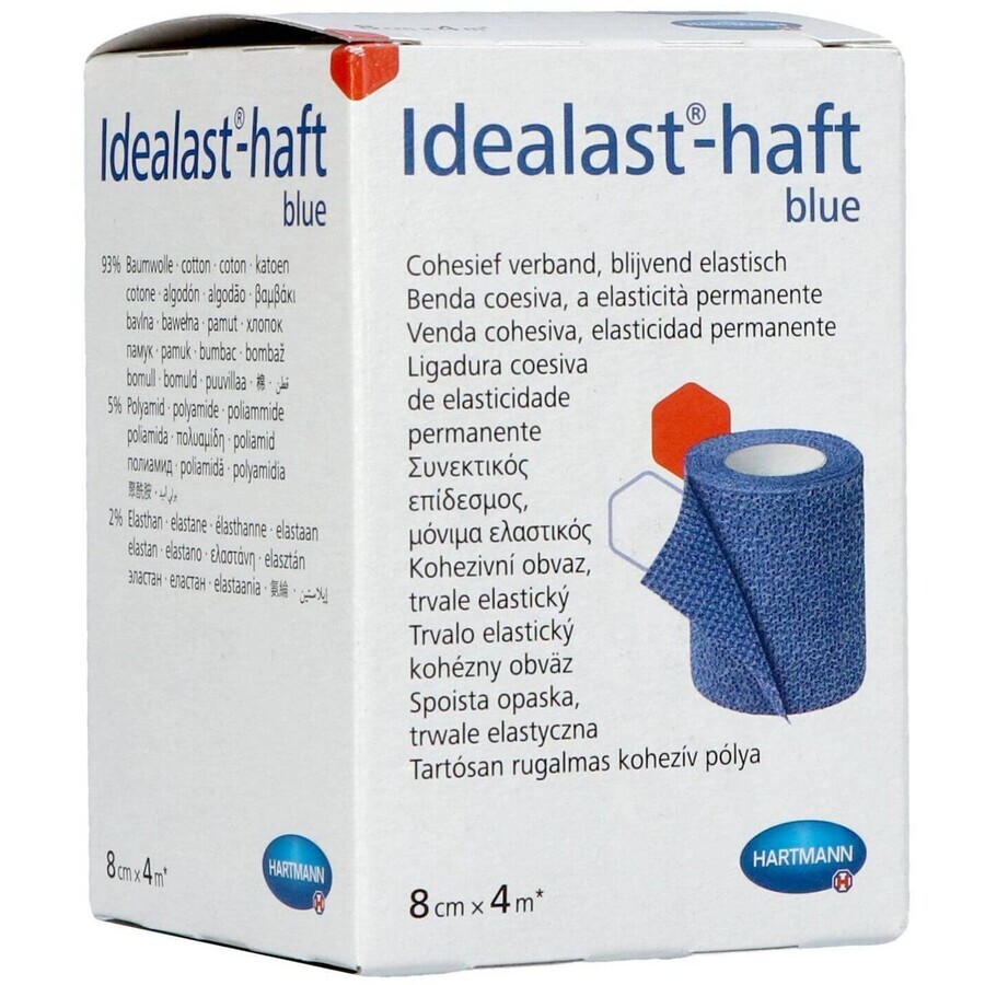 Hartmann Idealast-haft nastro colorato blu 8cm x 4m