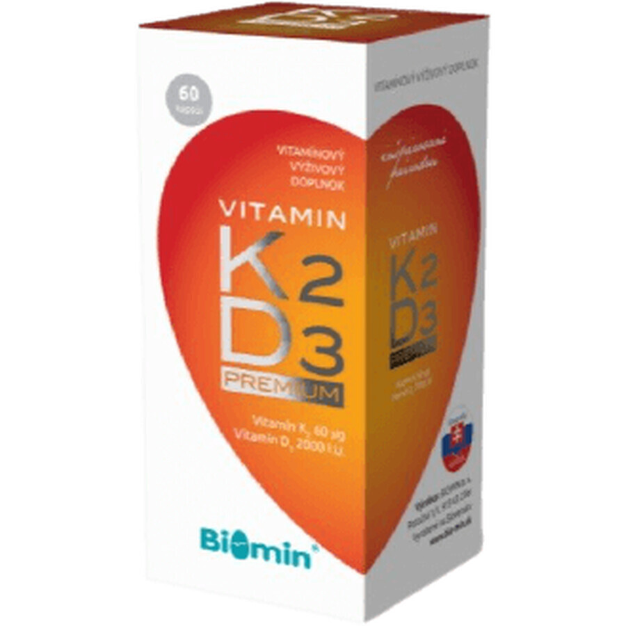 Biomin Vitamin K2D3 Premium+ 60 capsules