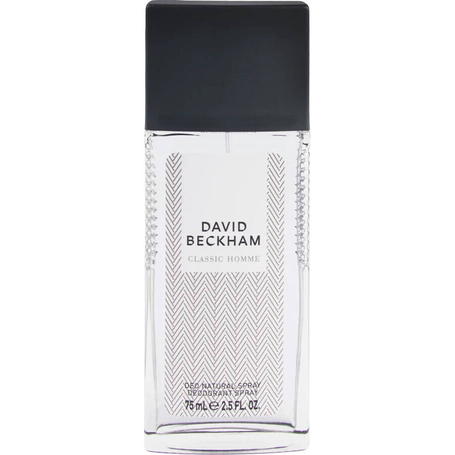 David Beckham Classic Homme deo natürliches Deodorant Spray 75 ml