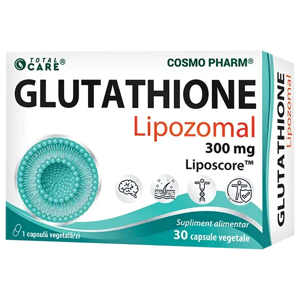 Glutathion Lipozomal, 300 mg, 30 pflanzliche Kapseln, Cosmopharm