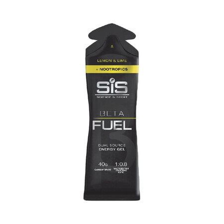 Energizing gel with lemon + Nootropics Beta Fuel, 60 ml, Sis