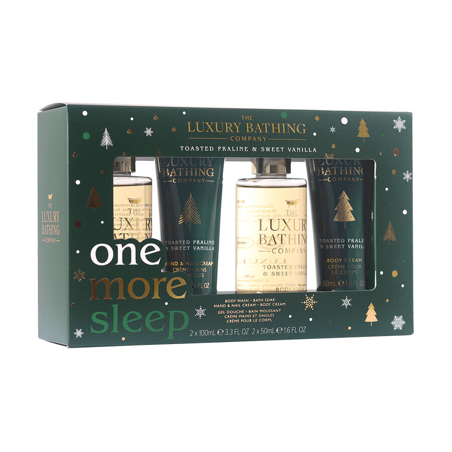 Set Cadou One More Sleep Toasted Praline & Sweet Vanilla, Das Luxus-Bad