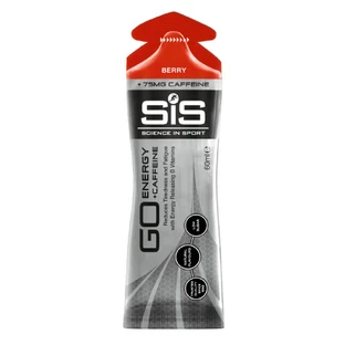 Gel energizant cu aroma de fructe rosii Go Energy Caffeine, 60 ml, Sis