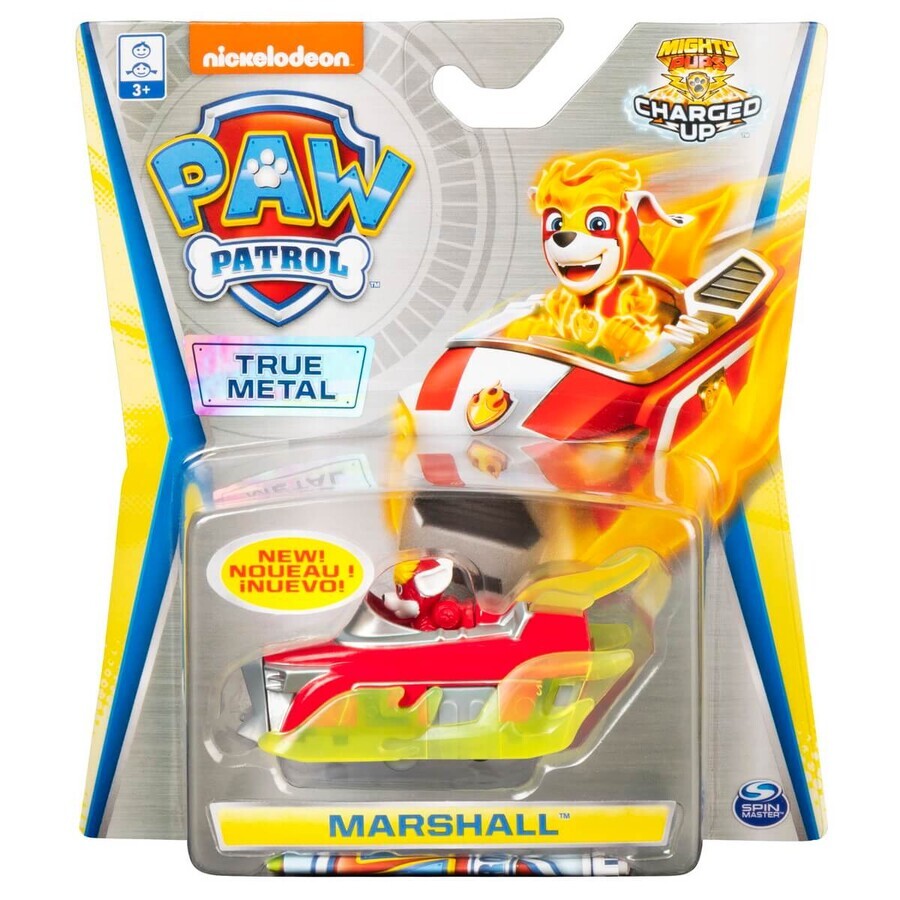 Marshall Charged Up Puppy Patrol metal model car, 3 years+, Nickelodeon