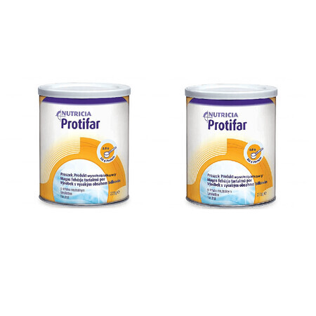 Protifar, 2 x 225 g, eiweißreiches Produkt, neutraler Geschmack