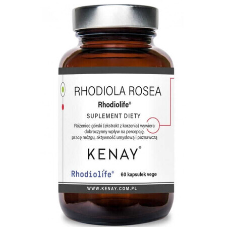 Rhodiola rosea Rhodiolife 60 cápsulas Kenay