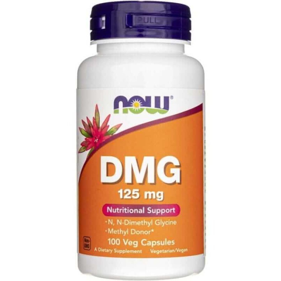 DMG (Dimethylglycin), 125mg - 100 vcaps Now Foods