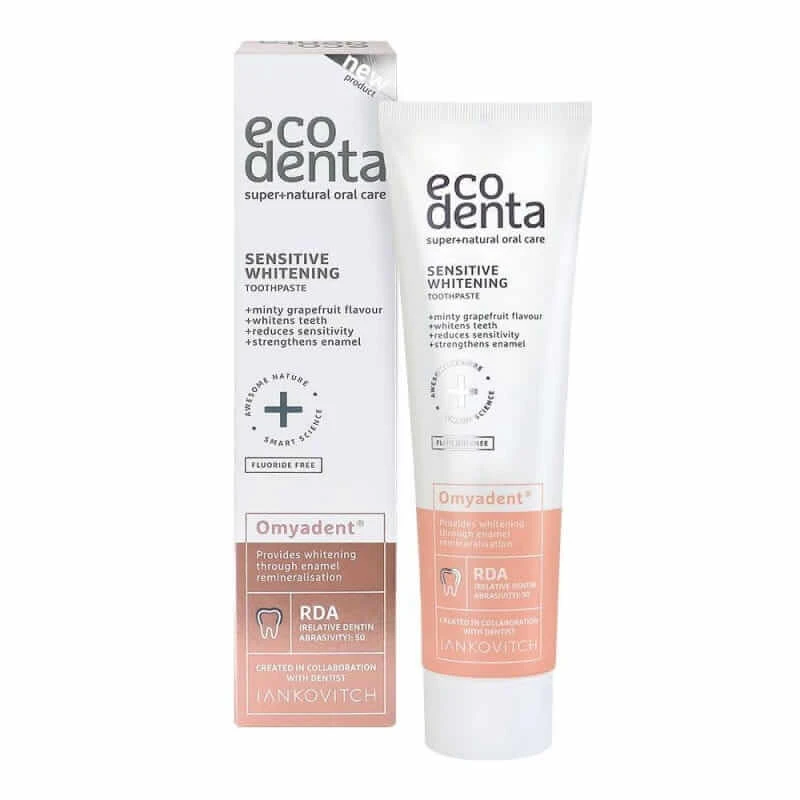 Whitening Zahnpasta für empfindliche Zähne mit Omyadent Komplex 100 ml Ecodenta