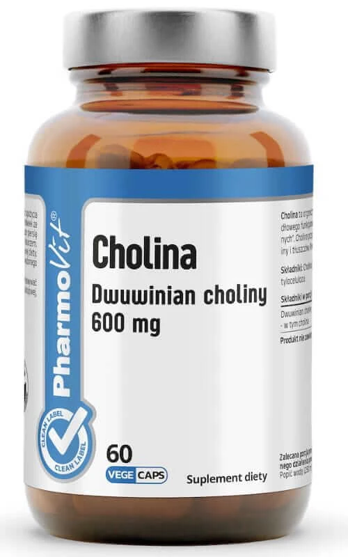 Cholin Cholindihydrat 600 mg, 60 Kapseln Pharmovit Clean Label