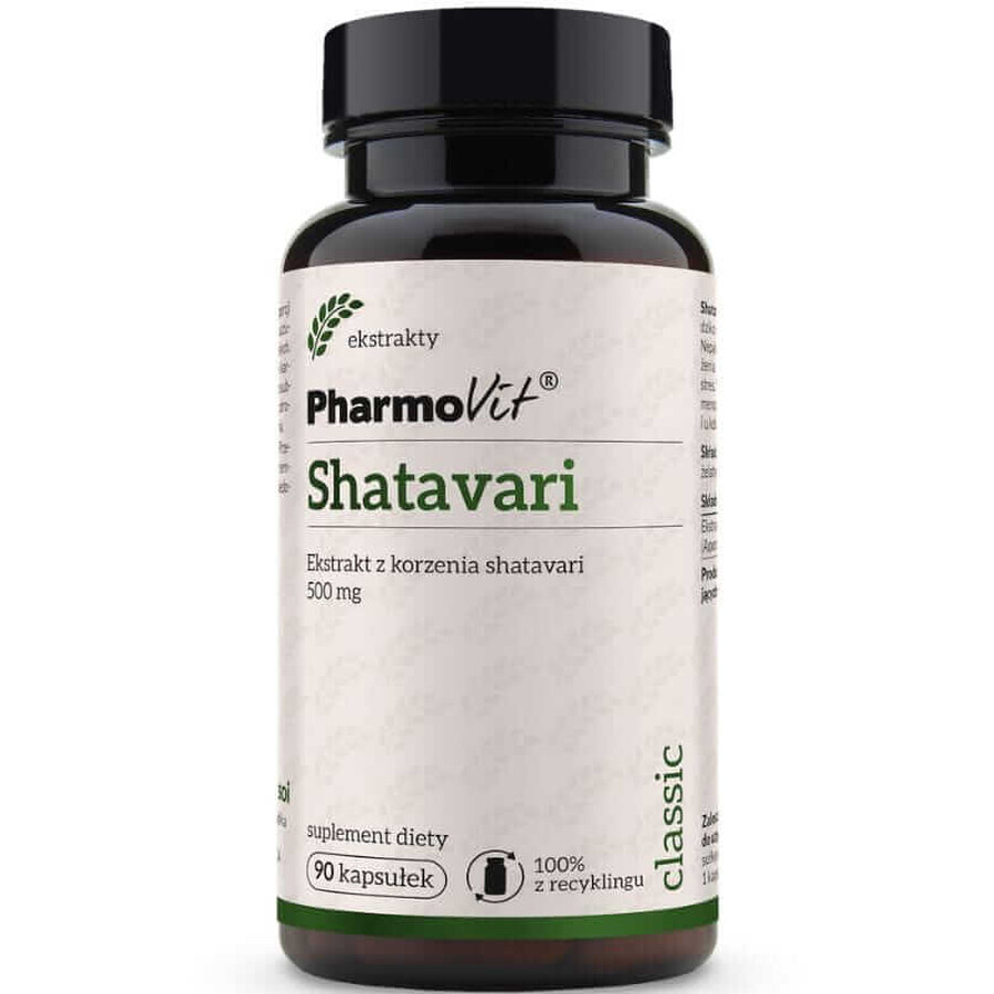 Shatavari-Wurzel-Extrakt 500 mg 90 Kapseln Pharmovit Classic