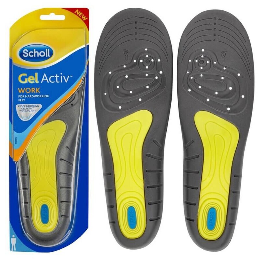 Branturi pentru barbati, GelActiv Work, Scholl