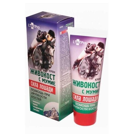 Cremă de corp Horse power - scoarță de rășină cu mumio 75ml