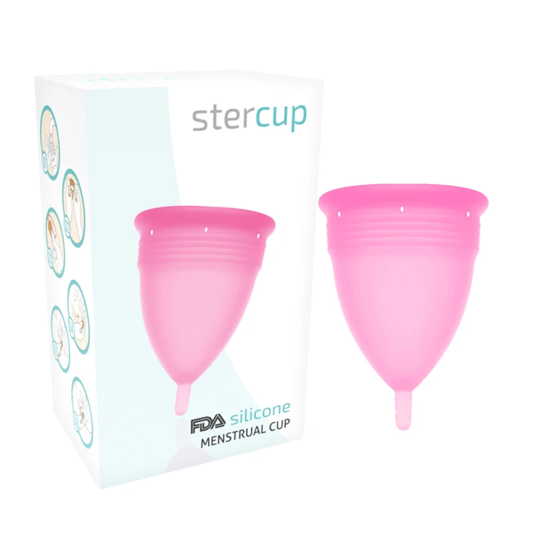 Rosa Menstruationstasse, Größe S, 1 Stück, Stercup