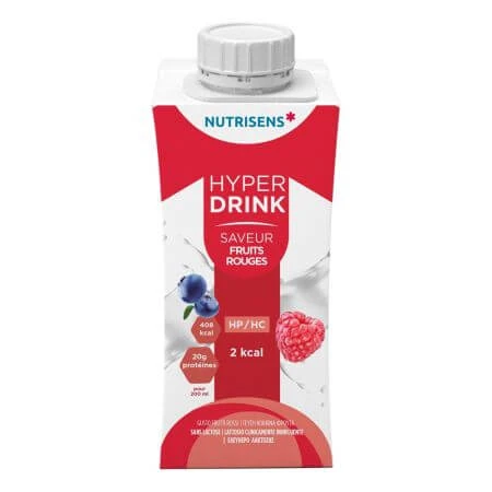Hyper Drink mit rotem Fruchtgeschmack, 200 ml, Vegenat