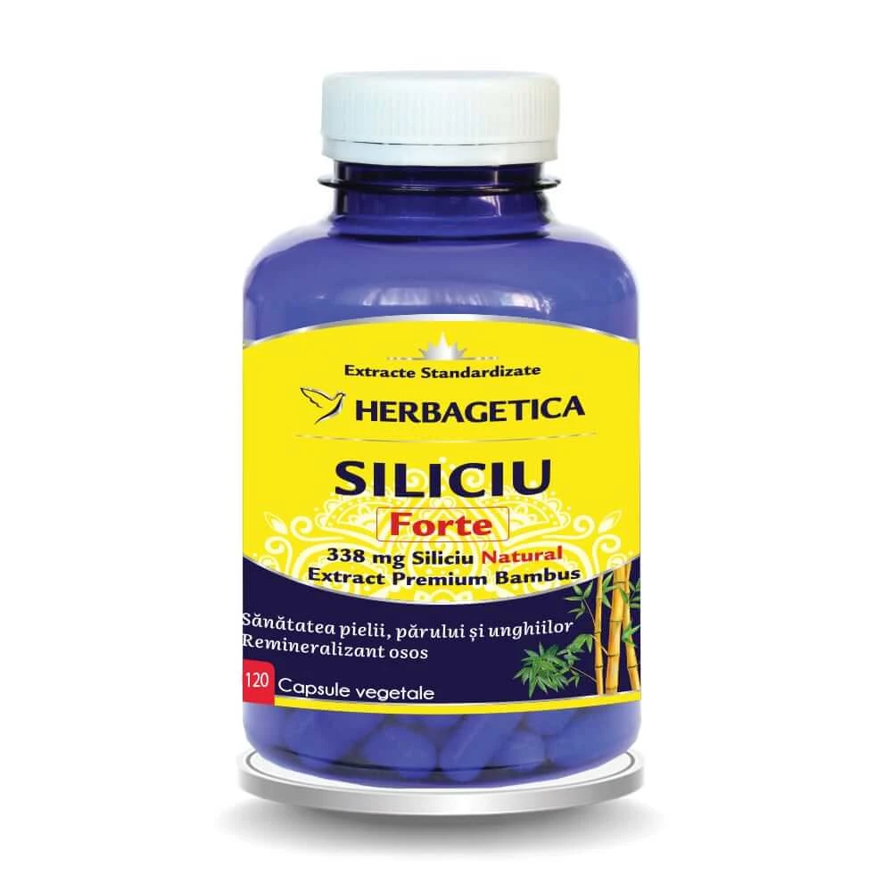 Silicium Forte, 120 Kapseln, Herbagetica
