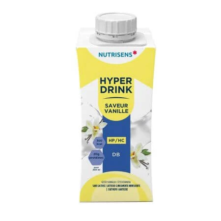 Hyper Drink HP/HC DB mit Vanillegeschmack, 200 ml, Vegenat