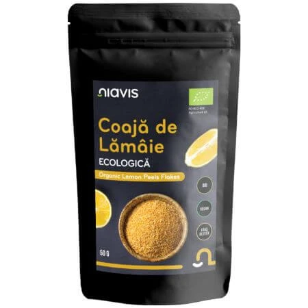 Bio-Zitronenrinde, 50 g, Niavis