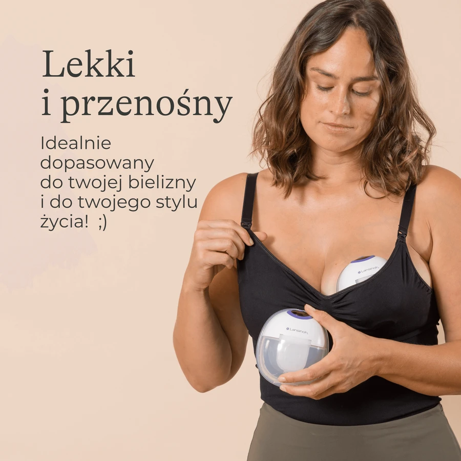 Lansinoh Hands-free, laktator elektryczny, podwójny, bezprzewodowy : ceny i cechy