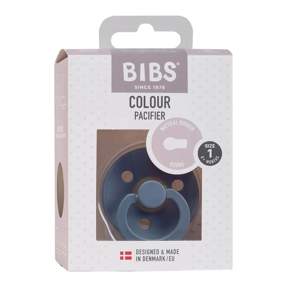 Bavaglini Colore, ciuccio, gomma, rotondo, misura 1, Petrolio, dalla nascita, 1 pz.