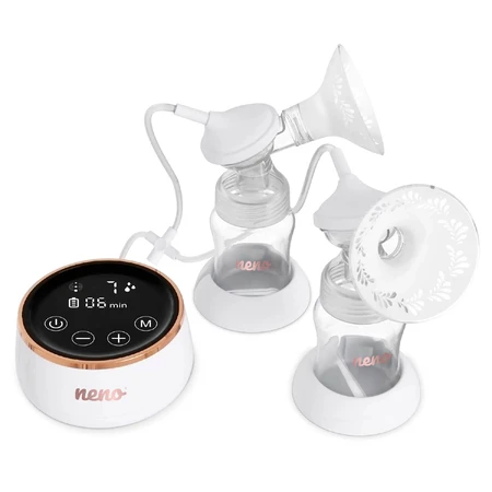 Pompă de sân electronică fără fir Neno Bella Twin Moon, bifazică