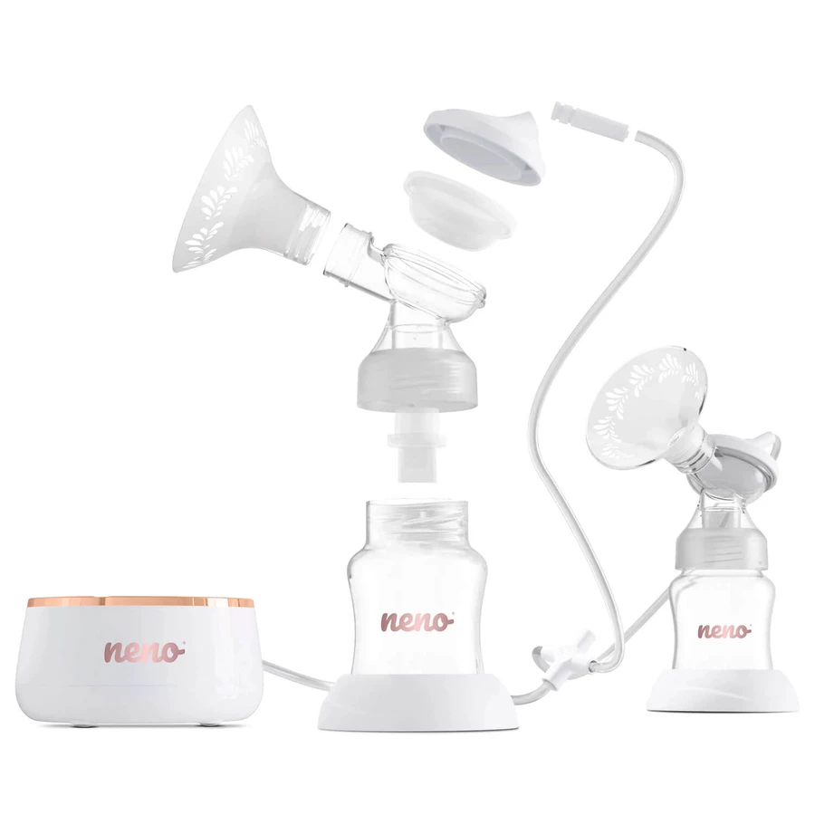 Pompă de sân electronică fără fir Neno Bella Twin Moon, bifazică