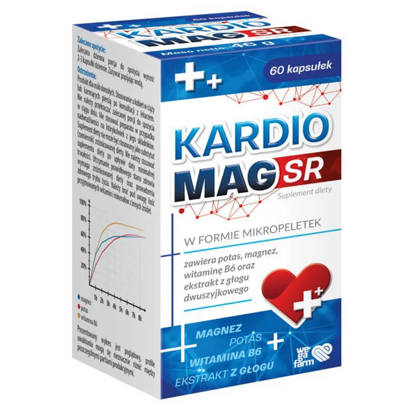 Wegafarm Kardiomag SR, 60 Kapseln