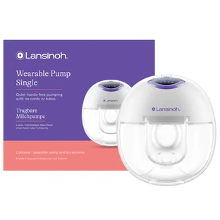 Pompă electrică de sân Lansinoh Hands-free, fără fir, SensiMed