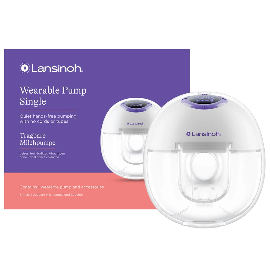 Pompă electrică de sân Lansinoh Hands-free, fără fir, SensiMed