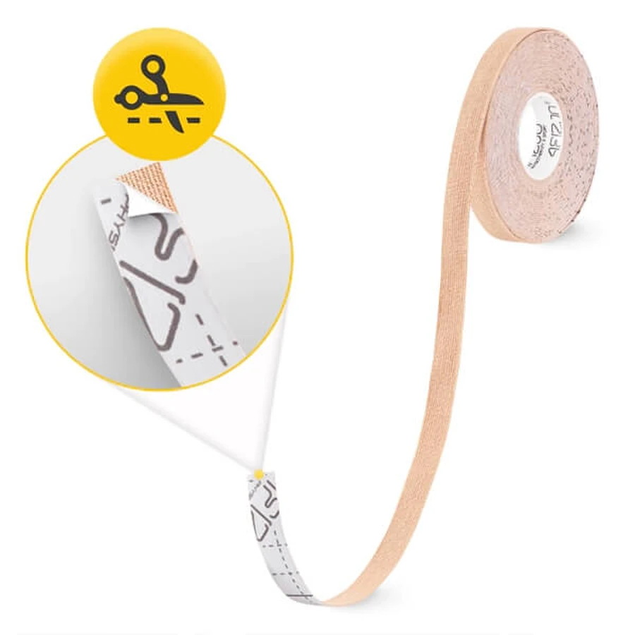 4Fizjo, Kinesiotaping-Band, beige, 1 cm x 5 m