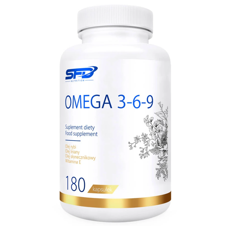 SFD Omega 3-6-9, 180 cápsulas
