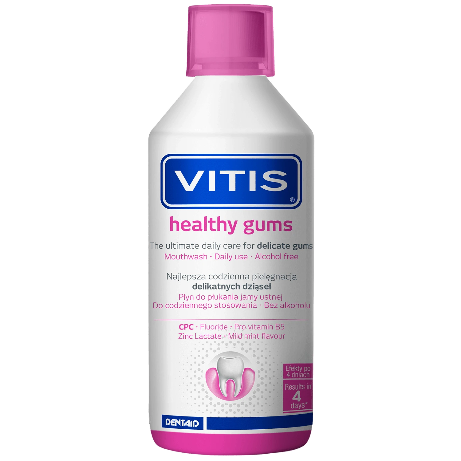 Vitis Healthy Gums Mundspülung, alkoholfrei, 500 ml