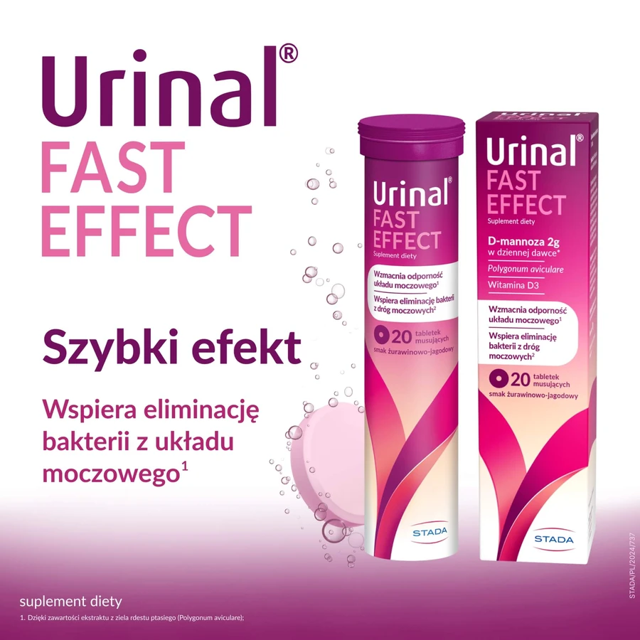 Urinal Fast Effect, 20 Brausetabletten