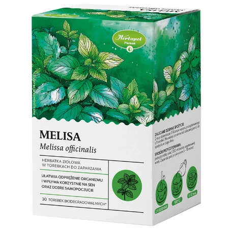 Herbapol Melissa, tisana, 30 bustine biodegradabili