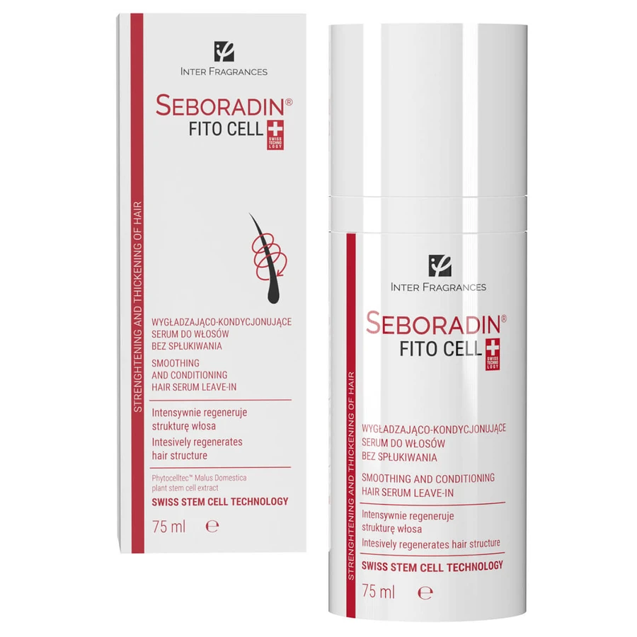 Seboradin Fito Cell, smoothing hair serum, no rinse, 75 ml