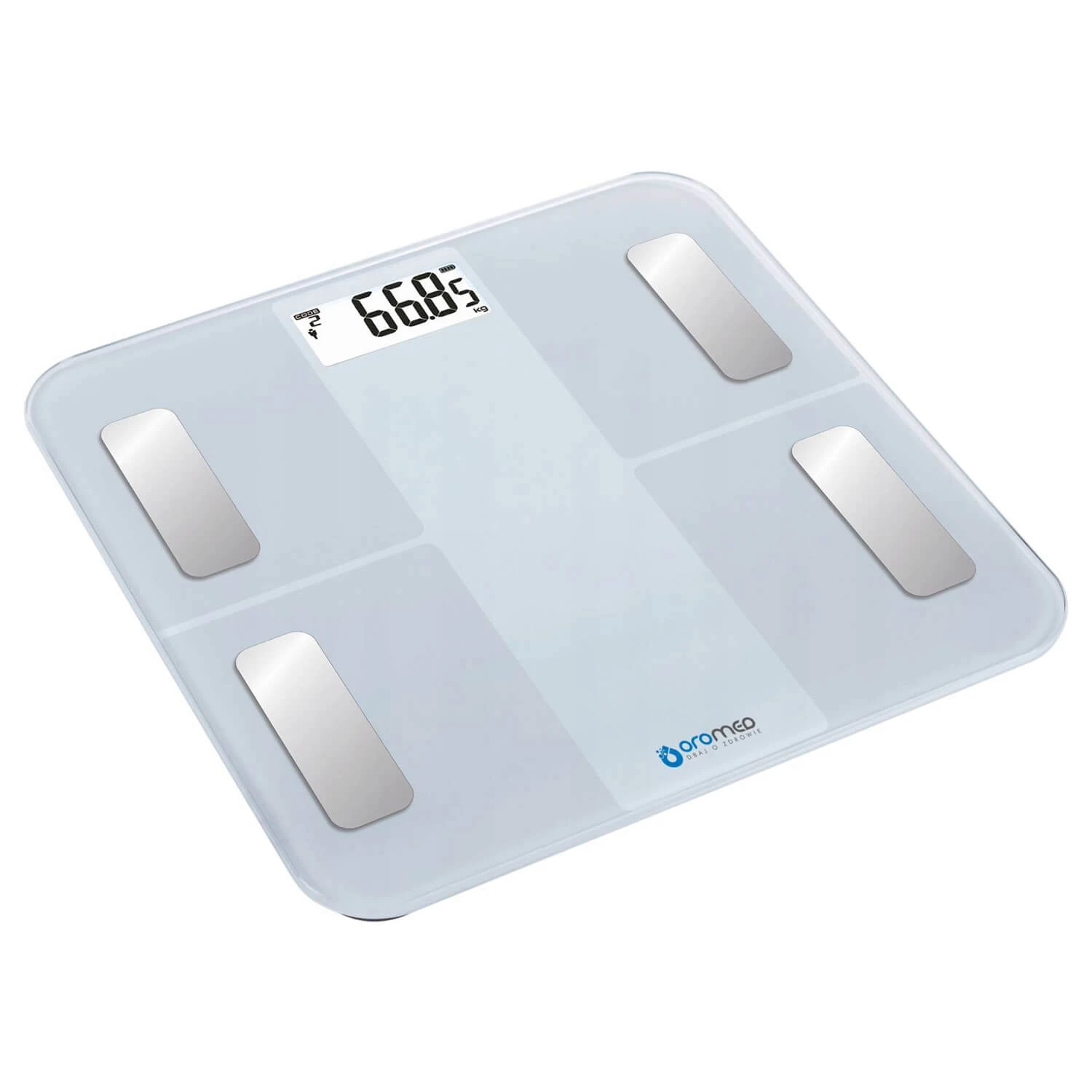 Oromed Oro Waage Bluetooth, elektronischer analytischer Abgleich, weiß