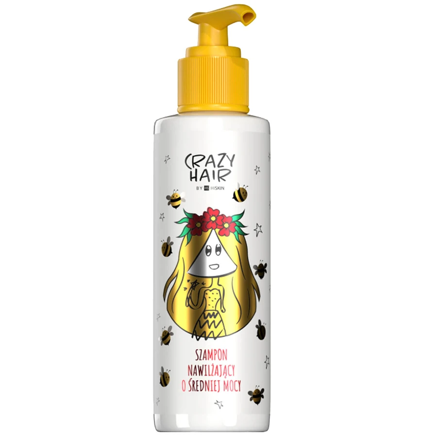 Hiskin Crazy Hair, stärkendes und beruhigendes Shampoo mit Honig, 300 ml
