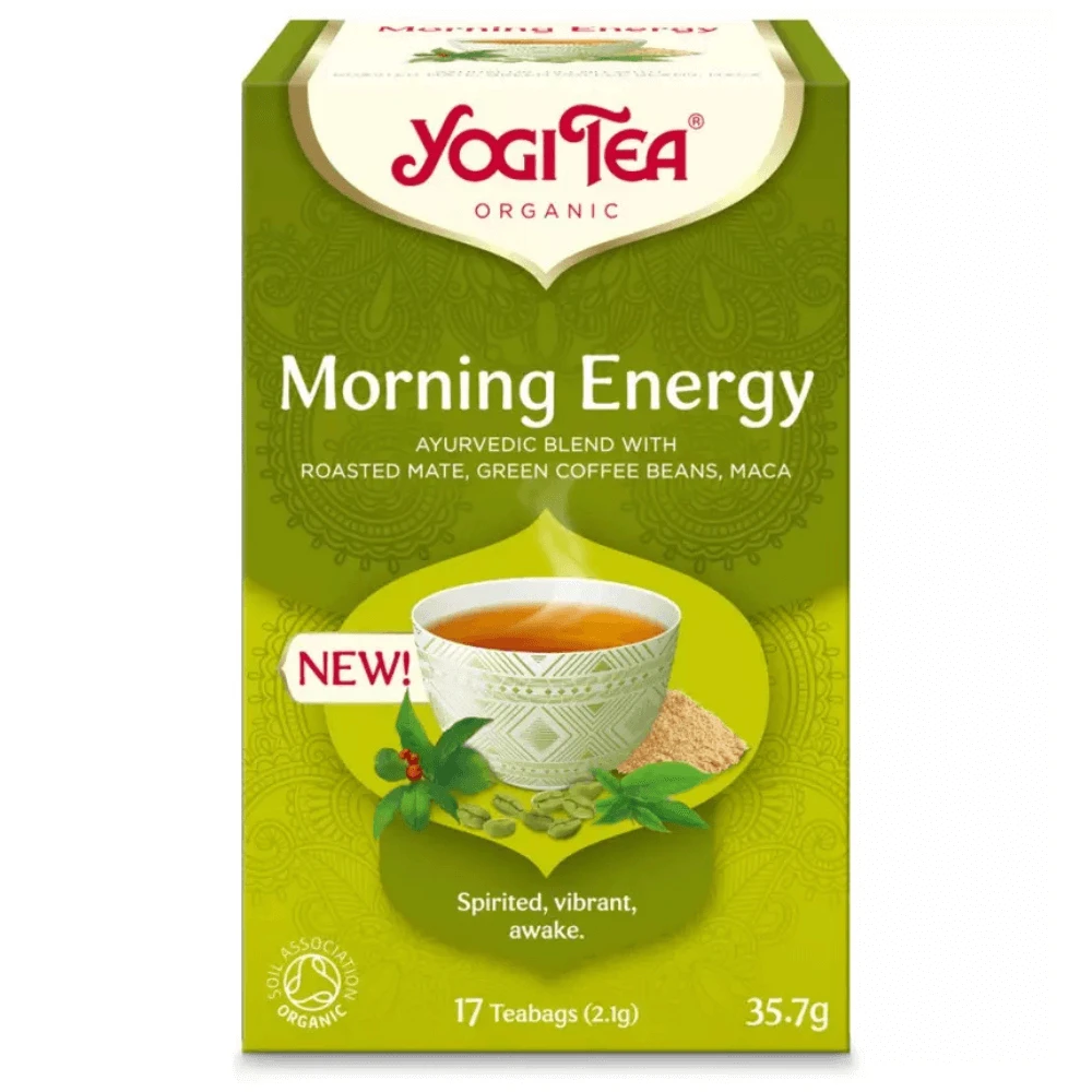 Bio-Morgen-Energie-Tee, 17 Portionsbeutel, Yogi Tea