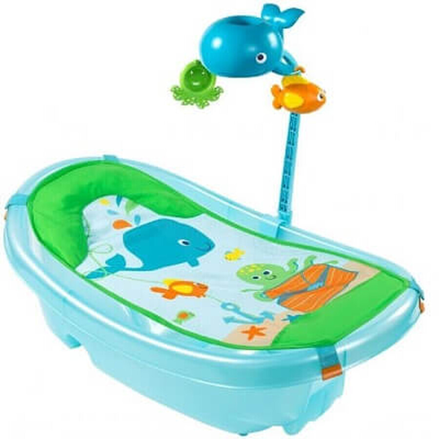 Cădiță cu suport ergonomic integrat și carusel, 09256, Summer Infant