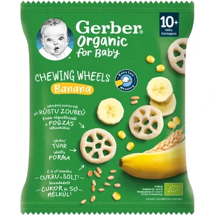 Gerber Organic Banana Ruote da masticare 28 g
