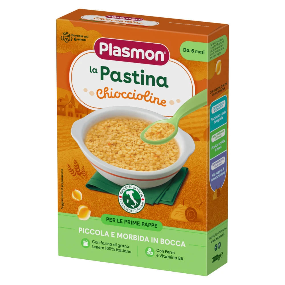 Chioccioline Melcisori Baby Nudeln, +6 Monate, 300 g, Plasmon
