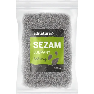 Allnature Schwarzer Sesam 500 g