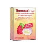 Therasal Oral for children, 18 chewable tablets, Strawberry, Vedra