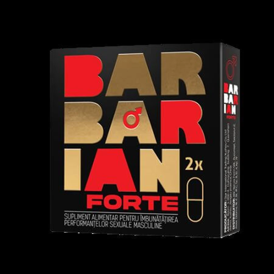 Potenzmittel Barbarian Forte, 2 Kapseln, Adya Green Pharma