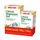 Calciu Magneziu Zinc, 100+ 30 tabl, Walmark