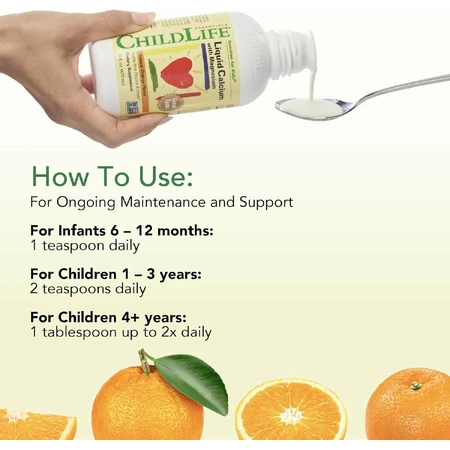 Calcio liquido e magnesio, 473 ml, Childlife Essentials