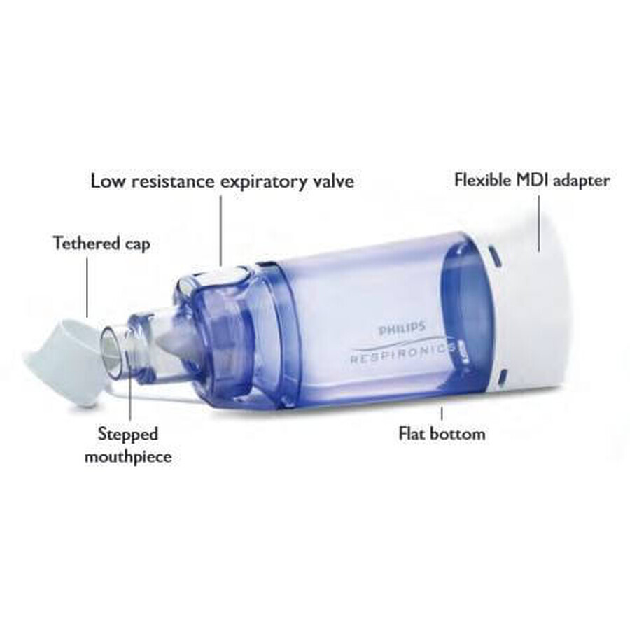 Respironics Optichamber Diamond inhalatiekamer, 1 - 5 jaar, 1079825, Philips