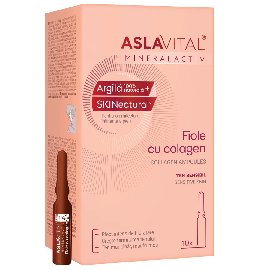 MineralActiv colágeno viales, 10 x 2 ml, Aslavital